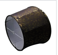 Black Gold Lamp Shade | 24 Inch Drum Lamp Shade | Goodly Light-Gl-Sh017