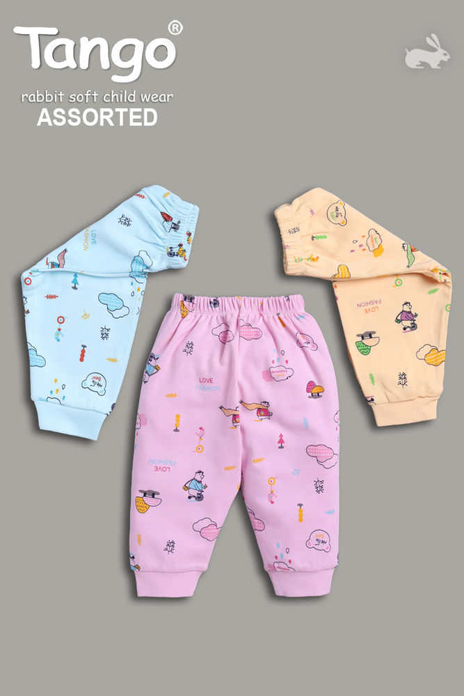 Tango Baby Unisex Pajama - Cotton, Sizes S-XL, Vibrant Orange and Yellow Ethnic Print | Soft, Washable, Perfect for Boys and Girls Ages 2-8