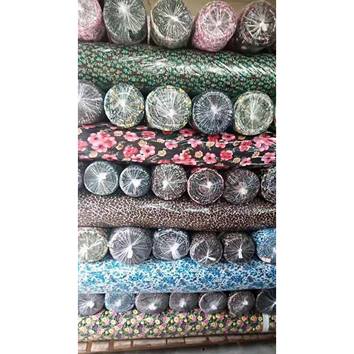 Printed Rayon Stock Fabrics