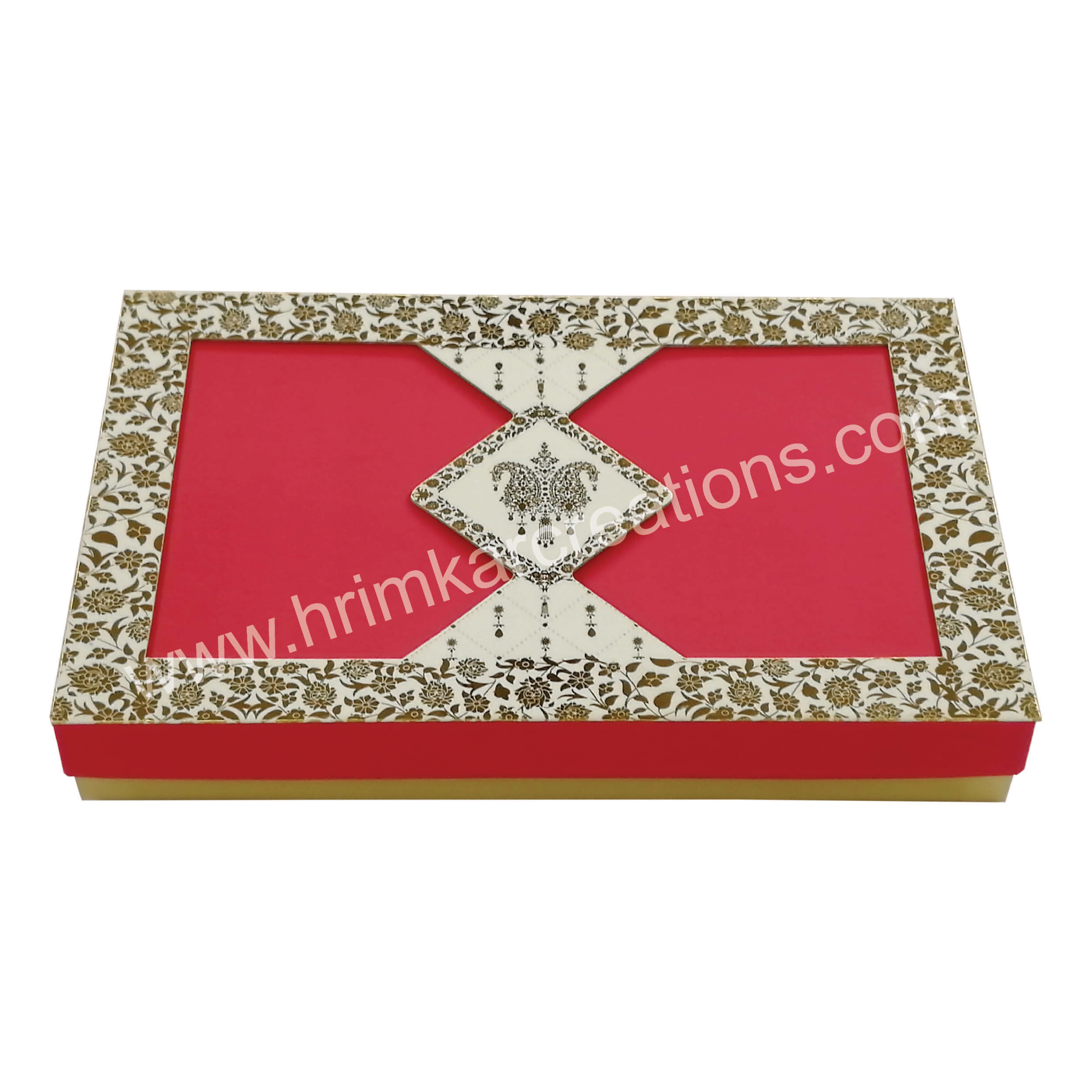 Jharokha covered 1/2 kg sweet packaging box