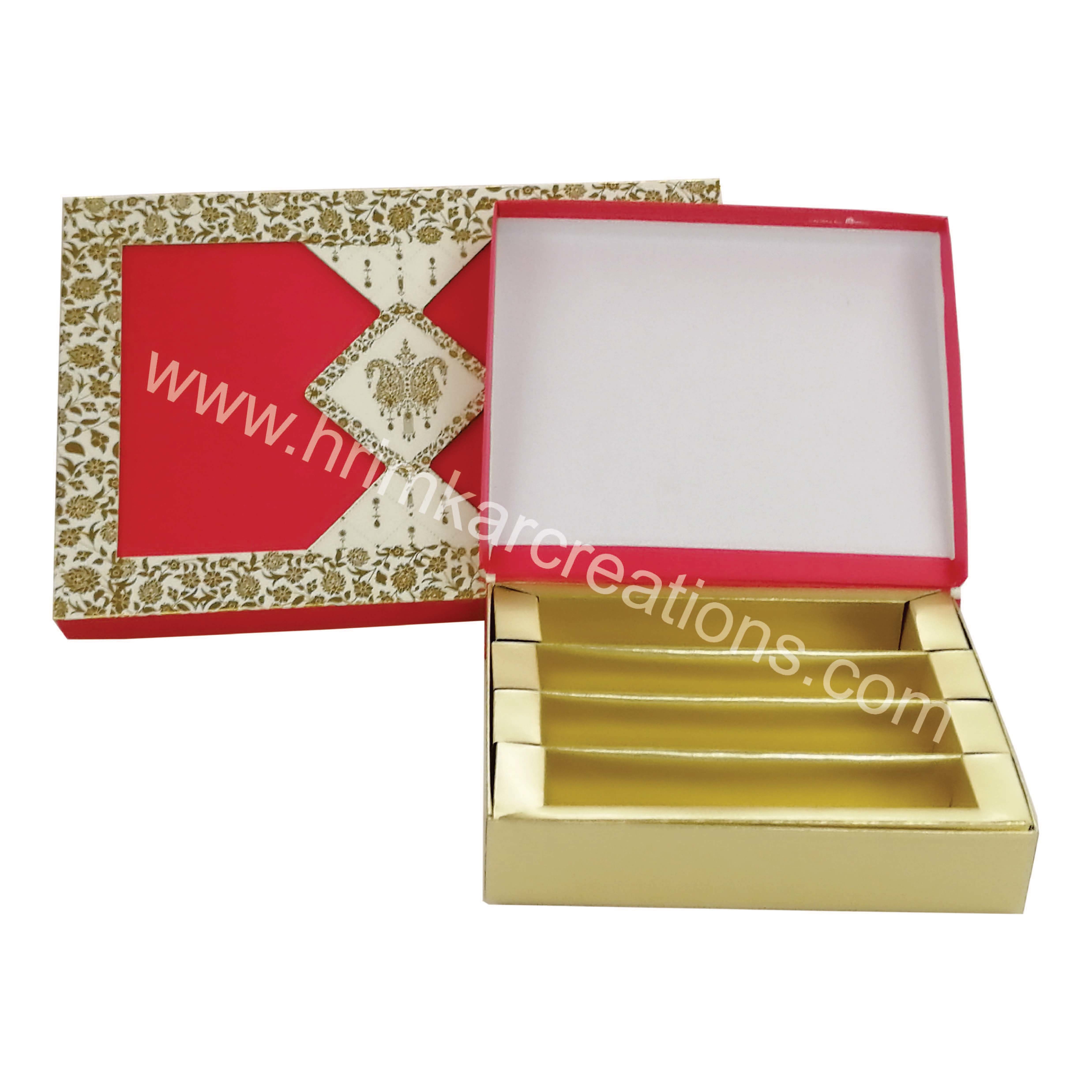 Jharokha covered 1/2 kg sweet packaging box