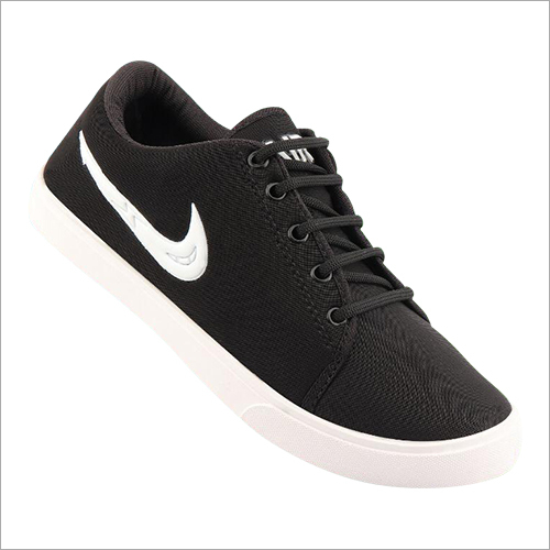 Washable Mens Black Sneakers Shoes