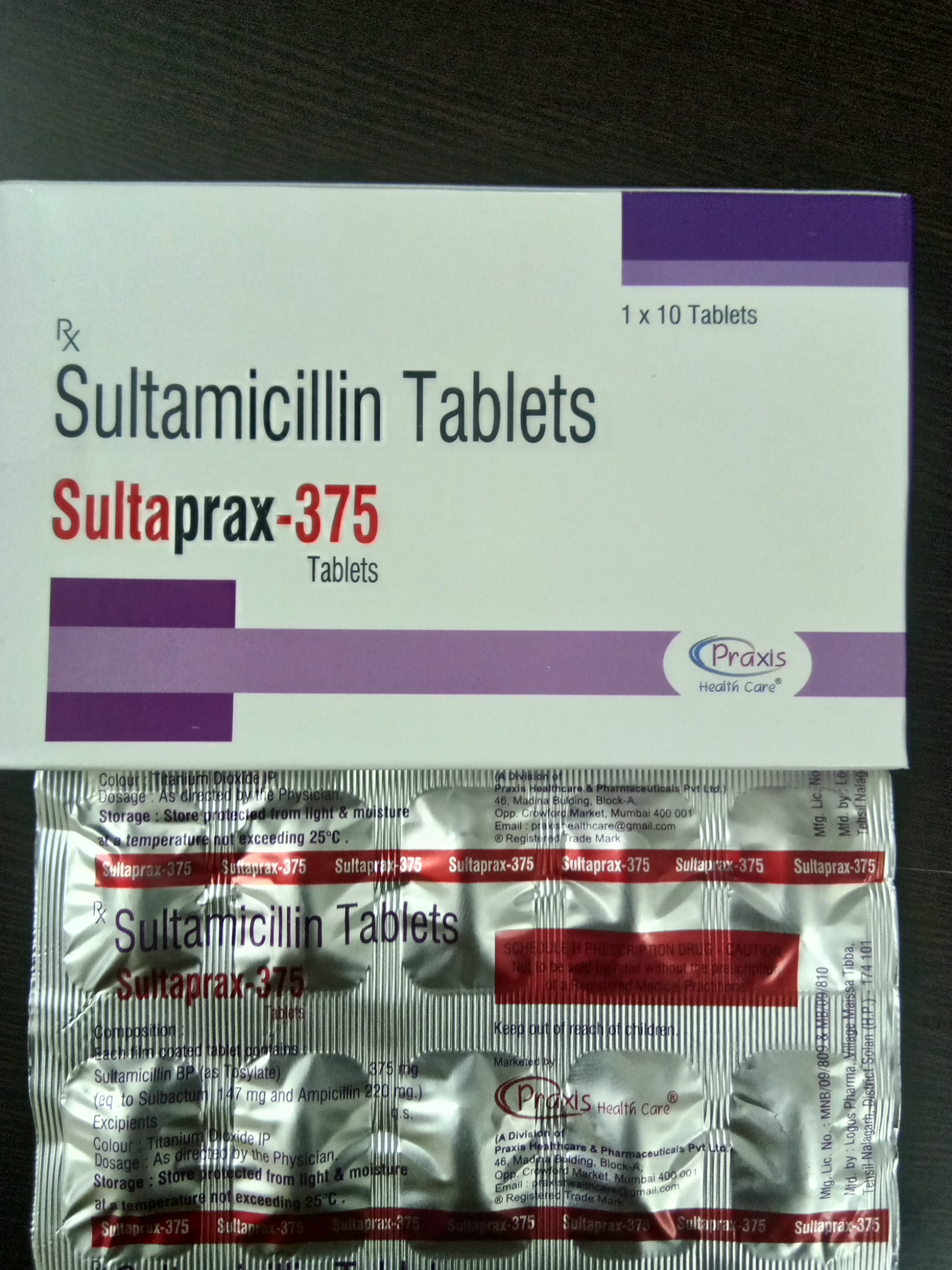 SULTAPRAX-375 Tablets