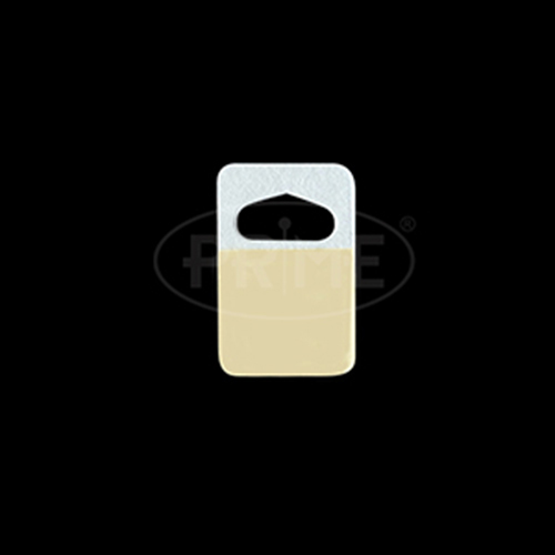 Round Hang Tabs - PVC Material, Rectangle Shape, White Color | Ideal for Displaying Small Lightweight Items, Boosts Visibility and Brand Awareness