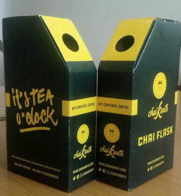 disposable tea flask