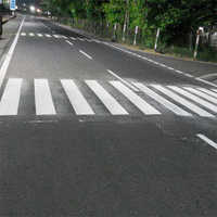 White Thermoplastic Road Zebra Crossing Paint