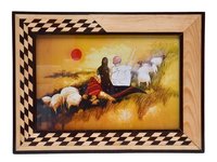 Natural Brown Wall Hanging  Photo Frame