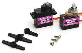 Towerpro MG90S Mini Metal Gear Servo - 0.91x0.48x1.14 in 30.60 oz-in Torque at 4.8V 180Â° Rotation Ideal for RC Planes Drones Robotics