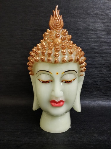 Buddha head statue