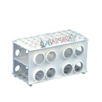 Universal Multi Rack Polypropylene Labappara - Durable Polypropylene, Versatile For 30mm, 20mm, 17mm & 12mm Tubes, Ideal For Laboratory Applications