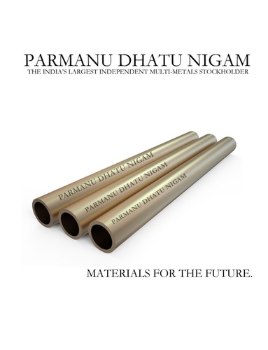 Admiralty Brass Tube - Metal and Mild Steel, Oval Shape, Silver Alloy