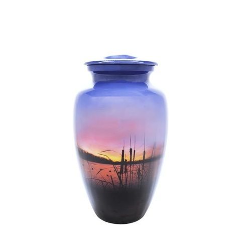 SUNRISE ON THE WATER/SITTING DUCKS THEME CREMATION URN