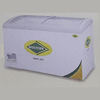 Curved Glass Top Deep Freezer