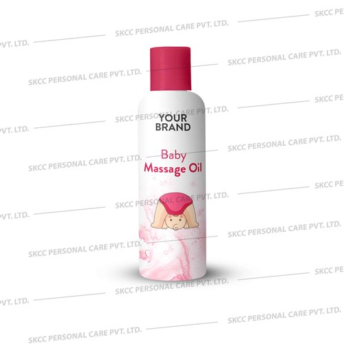 Plastic Bottle Baby Massage Oil