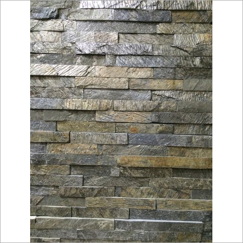 Exterior Stone Wall Cladding Size: Customize
