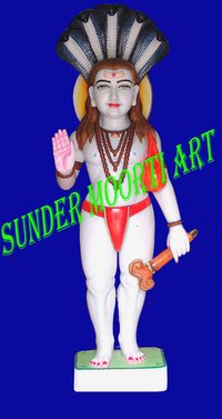 Standing Baba Balaknath Marble Statue