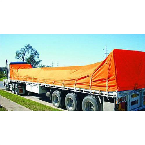 Orange Polyester Trucks Tarpaulins