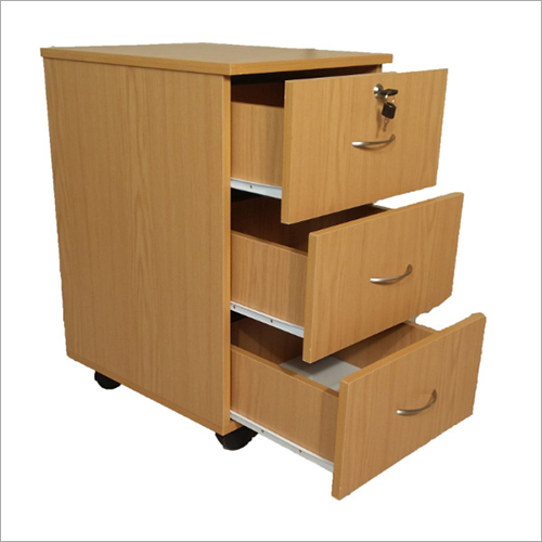 Wooden Mobile Pedestal Unit