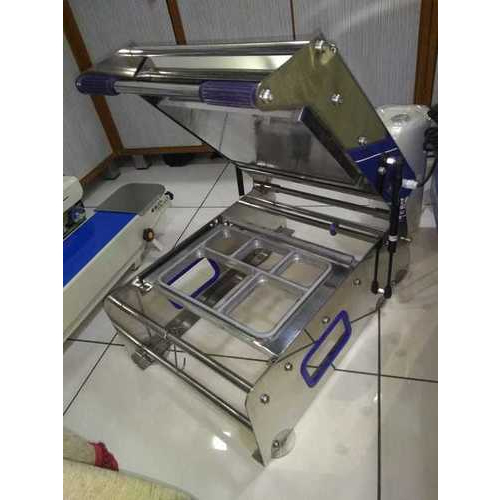 Lunch Tray Sealing Machine - Color: Silver