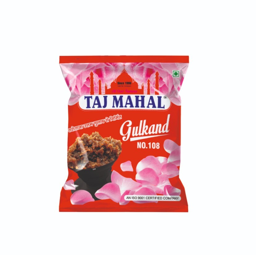 Taj Mahal Gulkand 400g x 40 Pouch Tin
