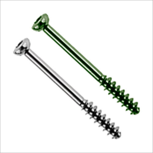 4 Mm Cannulated Cancellous Screw Usage: Hospital