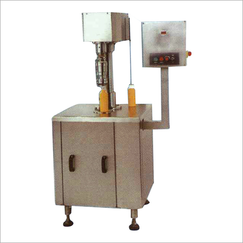 Bottle Capping Machine - Stainless Steel, Silver Color | 220 to 415 Voltage, Semi-Automatic Control Mode, 1 Year Warranty