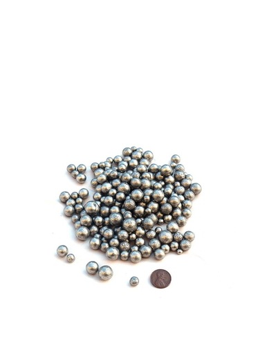 Nickel Ball - Silver Aluminium and Mild Steel, 98% Purity | Available in Bar, Grain, Lump, Rod, Roll, Sheet, and Wire Shapes