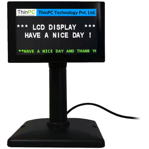 5 inch colorful TFT-LCD customer display By THINPC TECHNOLOGY PVT. LTD.