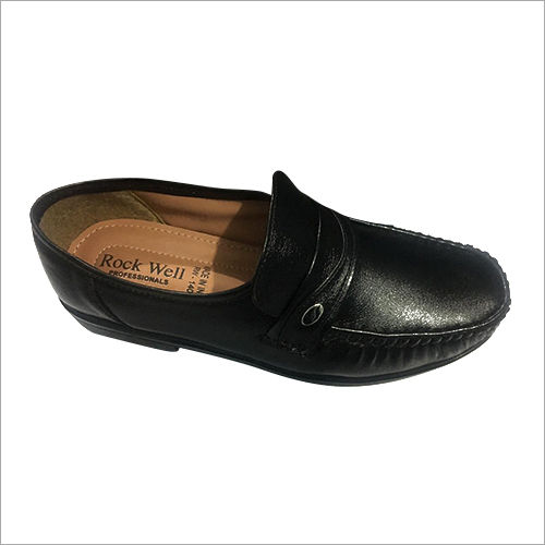 Black & Brown Mens Leather Loafers Shoes