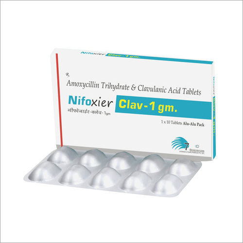 Amoxy Trihydrate/Clavulanic Acid 1 Mg Tablets