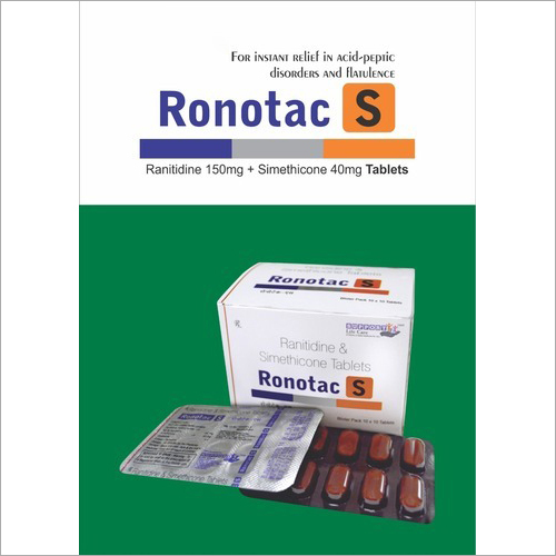 Ranitidine 150Mg Simethicone 40Mg Tablets General Medicines