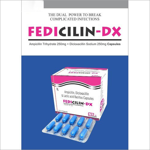 Ampicillin Dicloxacillin And Lactic Acid Bacillus Capsules