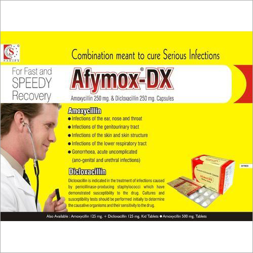 250 mg Amoxycillin And Dicloxacillin Capsules