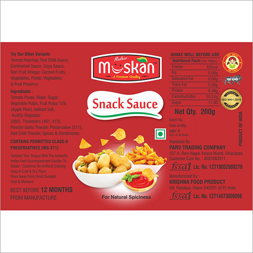 Red Snack Sauce
