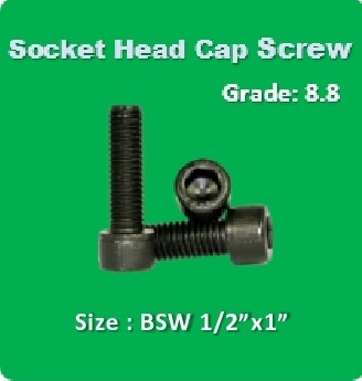 Socket Head Cap Screw BSW 1 2x1