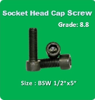 Socket Head Cap Screw BSW 1 2x5