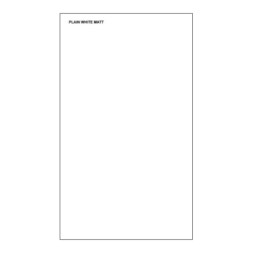Plain White Matt