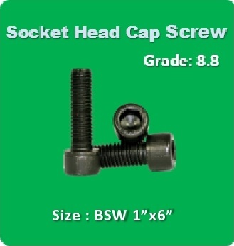 Socket Head Cap Screw BSW 1x6
