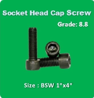 Socket Head Cap Screw BSW 1x4