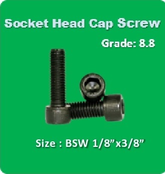Socket Head Cap Screw BSW 1 8x3 8