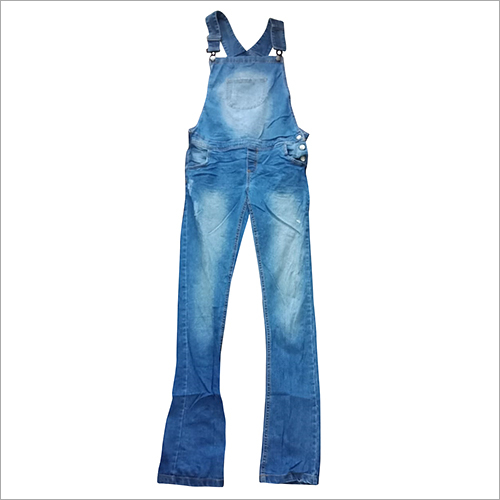 Blue Used Ladies Denim Dangri at Best 