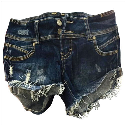 Washable Used Ladies Denim Shorts at Best Price in Surat Bapa Sitaram