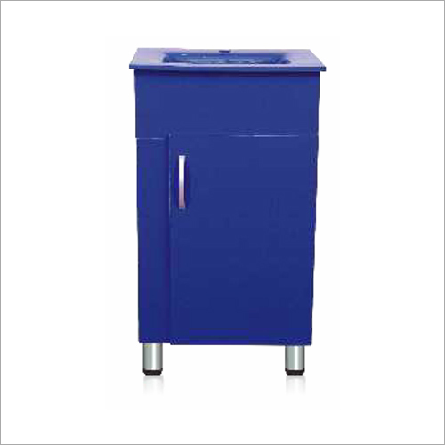 Fine Finish Pvc Blue Bathroom Plain Vanity