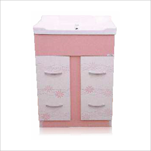 Available In Different Color 6 Drawer Pvc Bathroom Plain Vanity