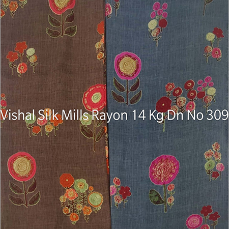 Vishal Silk Mills Rayon 14kg Dn No 309