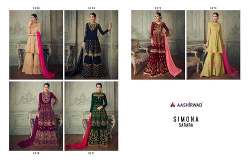 Dark Green Wedding Sarara Suit