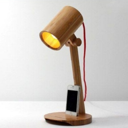 Bamboo Table Lamp By FitBird