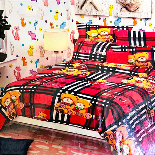 Cartoon Print Duvet Cover Set Size: Full