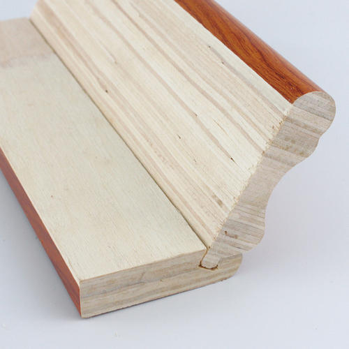 Good Bonding Strength Decorative Mouldings Core Material: Solid Wood