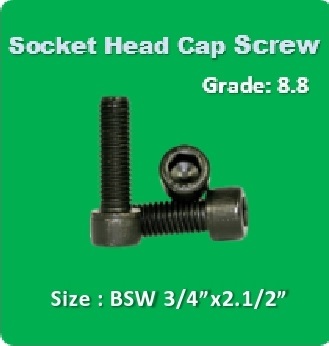 Socket Head Cap Screw BSW 3 4x2.1 2